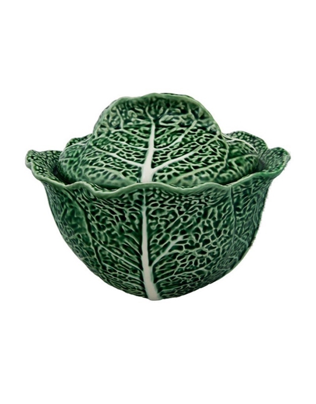 Σουπιέρα Cabbage Λάχανο Πράσινη Bordallo Pinheiro (3L)