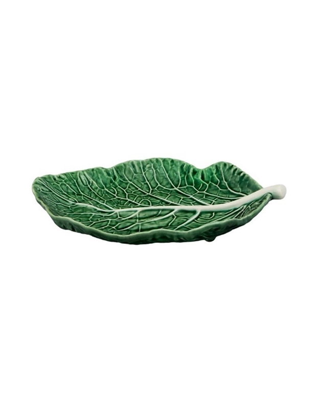 Πιάτο Φύλλο Cabbage Λάχανο Πράσινο Bordallo Pinheiro (25 cm)