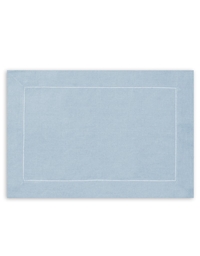 Σουπλά Λινό Γαλάζιο Mε Aζούρ Light Blue Oρθογώνιο (50 cm)