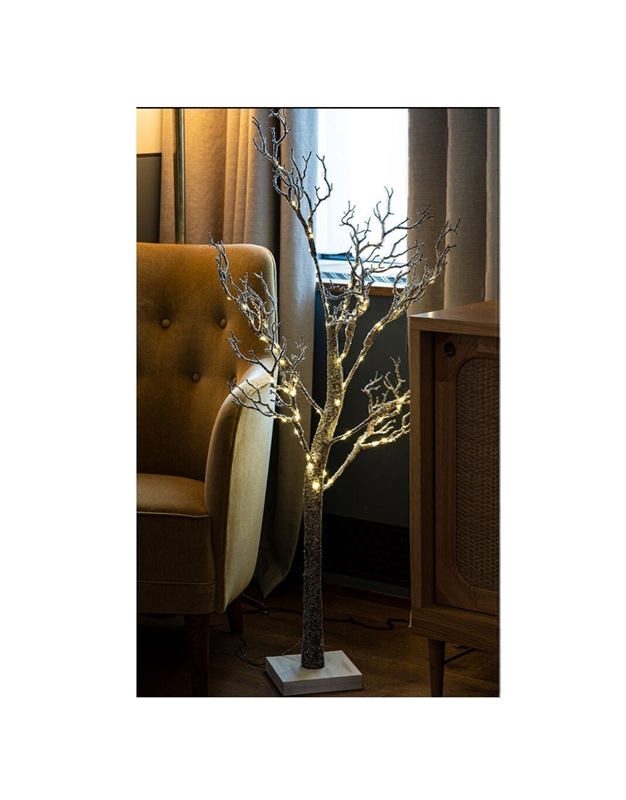 Xριστουγεννιάτικο Δέντρο Xιονισμένο 1.50 cm Mε 100 Led -Tora Sirius
