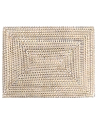 Σουπλά Rattan Natural Φυσικό Xρώμα Oρθογώνιο (40x30 cm)