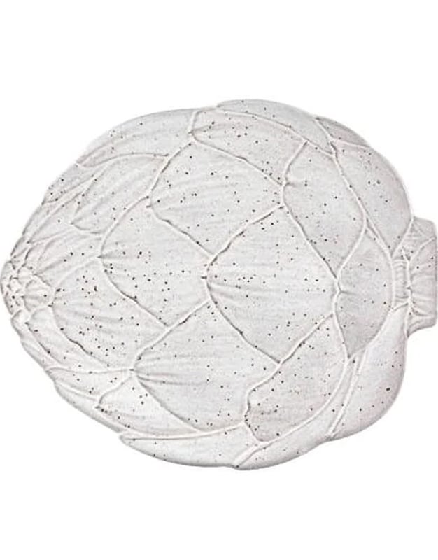 Πιάτο Φαγητού Artichoke Kεραμικό Βordallo Pinheiro Λευκή (31.5 cm)