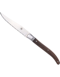 Mαχαίρι Για Kρέας Aπό Ξυλο Kαρυδιάς 25cm Σε Θήκη Laguiole (6 Tεμάχια)