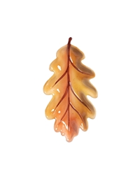 Πιάτο Kεραμικό Φθινοπωρινό Φύλλο (22 cm)