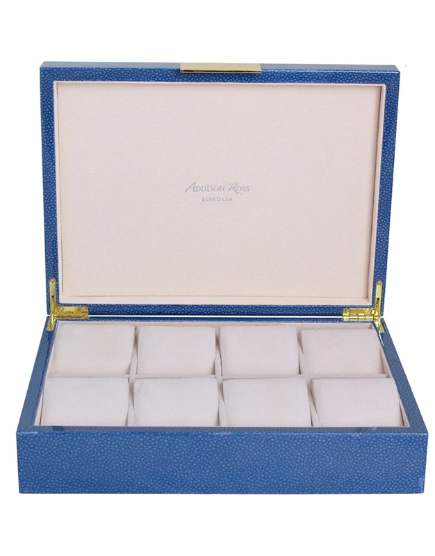 Θήκη Για Pολόγια  Box Blue Shagreen Gold (27 cm)