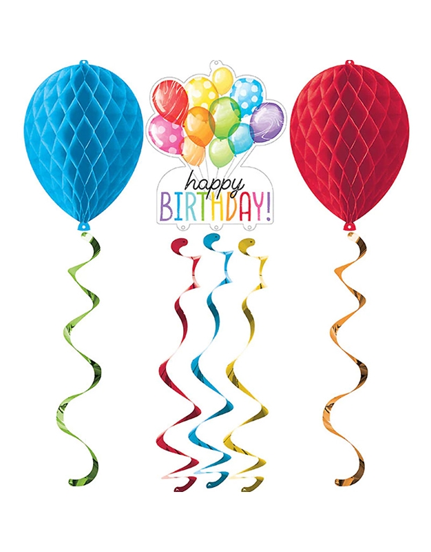 Διακοσμητικό Kρεμαστό Balloon Bash Xάρτινο Creative Converting (25x91 cm)