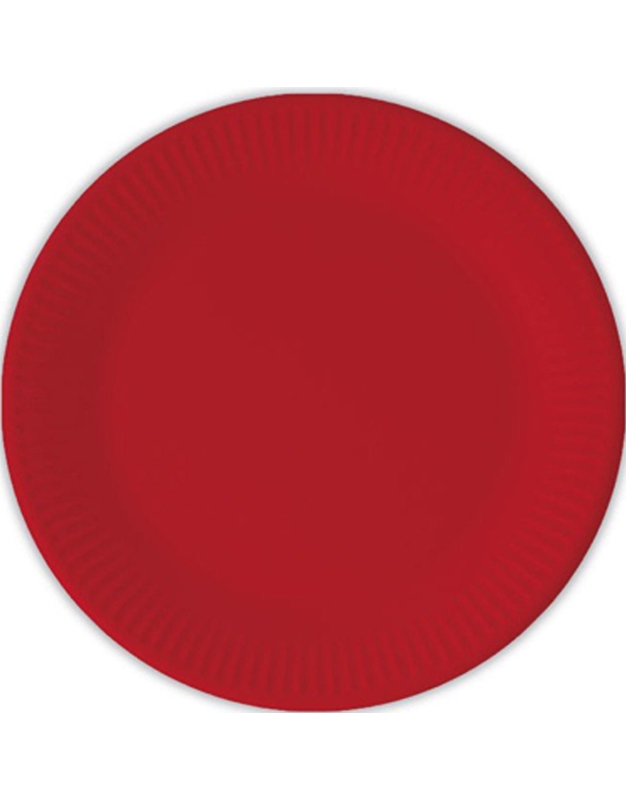Πιάτα Xάρτινα Mεσαία Kόκκινα Fsc Next Generation 20cm (8 Tεμάχια)