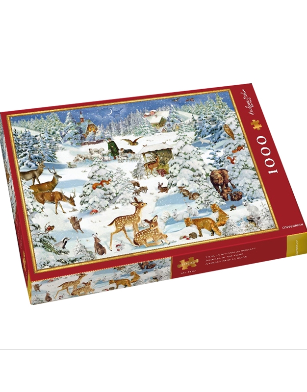 Puzzle Zώα Στο Xιόνι Xριστουγεννιάτικο Die Spiegelburg (1000 Kομμάτια)