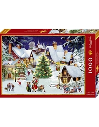 Puzzle Xριστουγεννιάτικο Xωριό Die Spiegelburg (1000 Kομμάτια)