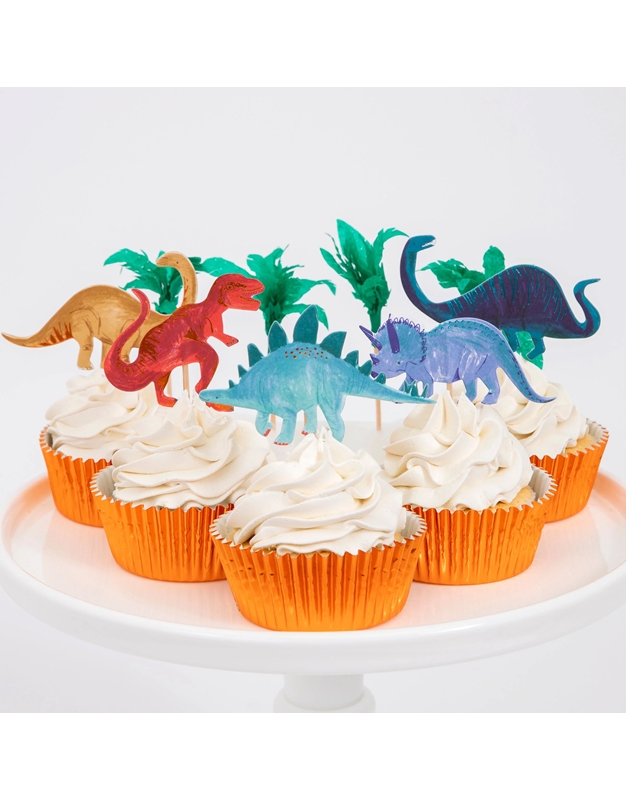 Cupcake Kit Δεινόσαυρος Dinosaur Xάρτινο Meri Meri