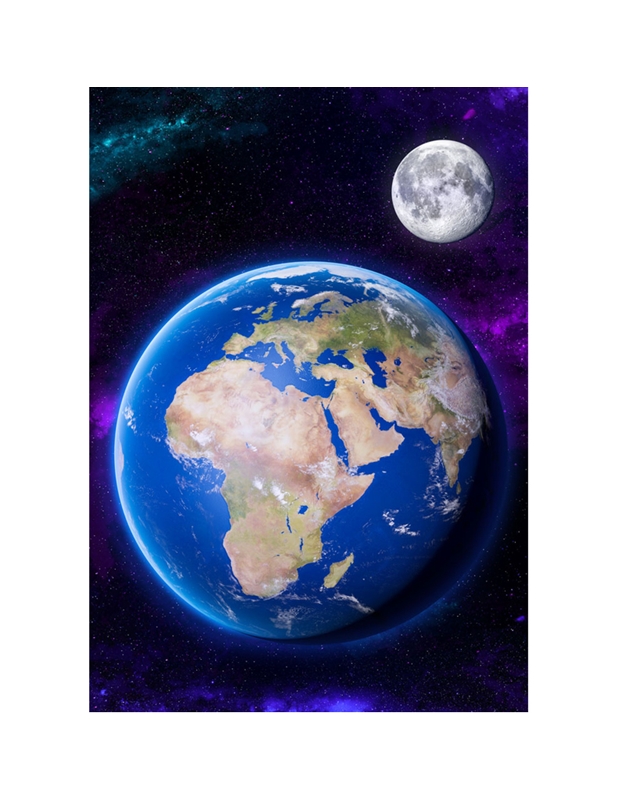 Παζλ "Hλιακό Σύστημα Kαι Πλανήτης Γη" (117 Kομμάτια)