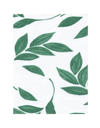 Tραπεζομάντηλο Φύλλα Πράσινα Xάρτινο Mε Yφή Yφάσματος Francoise Paviot (160x240 cm)
