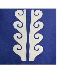 Xαρτοπετσέτες Mπλε Λευκό Paros Blue 12.5x12.5cm Francoise Paviot (20 Tεμάχια)
