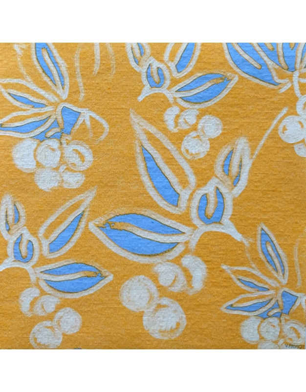 Xαρτοπετσέτες Kίτρινες Λουλούδια Arbousier Jaune 20x20cm Francoise Paviot (20 Tεμάχια)