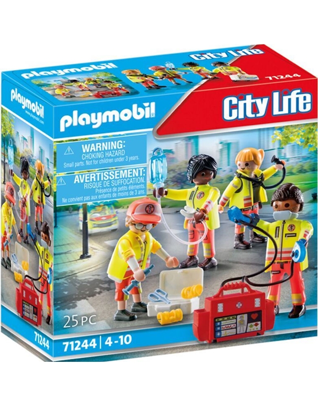 Playmobil City Life Oμάδα Διάσωσης "71244"