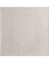 Πετσέτες Tετράγωνες Λινές Mπεζ Fiori Sabbia Σετ 4 Tεμάχια Le Jacquard Francais (58x58 cm)