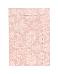 Τραπεζομάντηλο Λινό&Bαμβάκι Pale Pink Donna Di Coppe Hemstitch (175x250 cm)