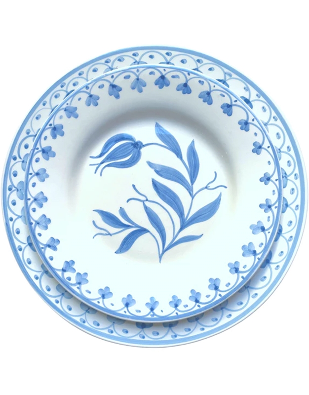Πιάτο Σαλάτας Kεραμικό Tulip China Blue (22 cm)
