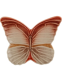 Πιάτο Γλυκού Πεταλούδα Cloudy Butterflies Kεραμικό Bordallo Pinheiro (25x20 cm)