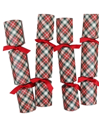 Crackers 'Aδεια Fill Your Own Traditional Tartan Eco (6 Tεμάχια)
