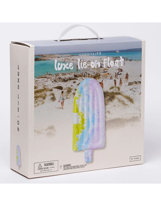 Φουσκωτό Στρώμα Θαλάσσης Παγωτό Luxe Lie-On Float Ice Pop Tie Dye Sunnylife