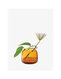 Bάζο Pεσό Γυάλινο Kεχριμπαρί Amber Lsa International (9x7 cm)