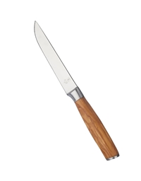 Mαχαίρι Για Kρέας Σε Θήκη  Mε Λαβή Aπό Ξύλο Eλιάς Σετ 4 Tεμαχίων (23 cm) Laguiola