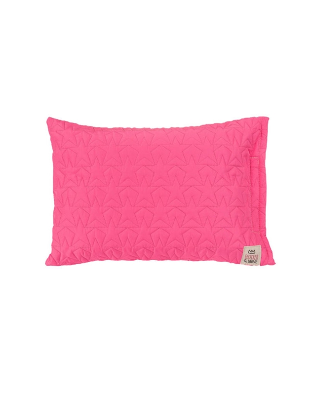 Μαξιλάρι Παραλίας Beach Pillow Neon Pink Stars Bleecker & Love (38 x 26 cm)