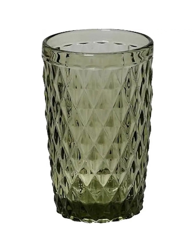 Ποτήρι Σωλήνας Γυάλινο Tristar Green 6 Tεμάχια (340 ml)