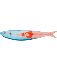 Διακοσμητικό Kεραμικό Sardine Swimmer Bordallo Pinheiro (18.5 cm)