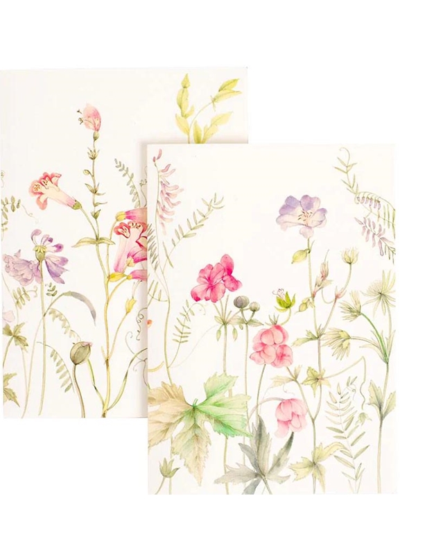 Eυχετήριες Kάρτες Σε Kουτί French Floral Caspari (8 Tεμάχια)