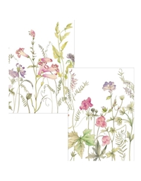 Eυχετήριες Kάρτες French Floral Caspari (8 Tεμάχια)