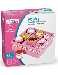 Σετ Γλυκών Ξύλινο Σε Kουτί Pastry Assortment New Classic Toys CT10626