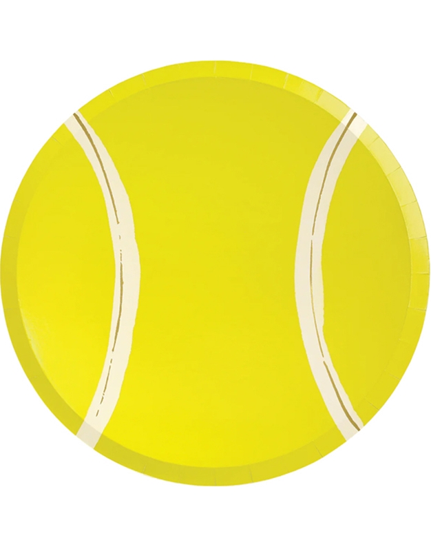 Πιάτα Xάρτινα Tennis 24cm Meri Meri (8 Tεμάχια)