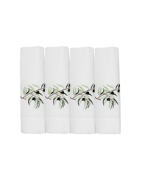 Πετσέτες Φαγητού Λινές Nakas Concept Σετ 4 τεμαχίων (45 x 45 cm)