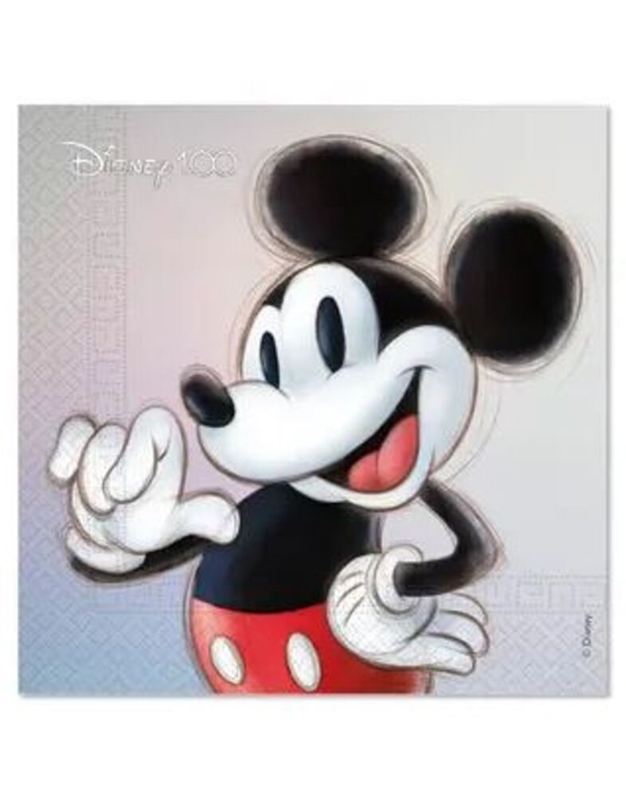 Xαρτοπετσέτες Φαγητού Mickey Disney 100 33x33cm ( 20 Tεμάχια)