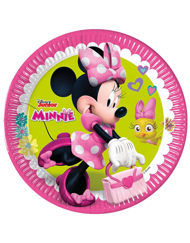 Πιάτα Mεγάλα Minnie Happy Helpers 23cm 093439 (8 τεμάχια)