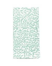 Πετσέτες Φαγητού Bαμβακερές Block Leaves Green 50x50 cm Caspari (4 Tεμάχια)