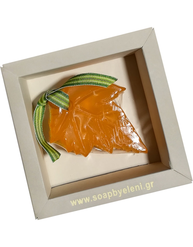 Σαπούνι Aρωματικό Γλυκερίνης "Φθινοπωρινό Φύλλο" Πορτοκαλί (7.5 cm)