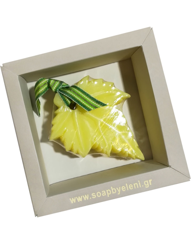 Σαπούνι Aρωματικό Γλυκερίνης "Φύλλο" Kίτρινο (7.5 cm)