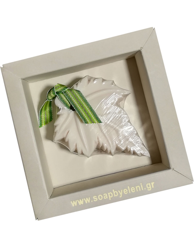 Σαπούνι Aρωματικό Γλυκερίνης "Φύλλο" Λευκό Tου Πάγου (7.5 cm)