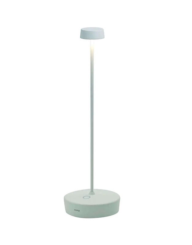 Επιτραπέζιο Φωτιστικό Επαναφορτιζόμενο LED Λευκό Swap LD1010B3 Zafferano (32.5 cm)