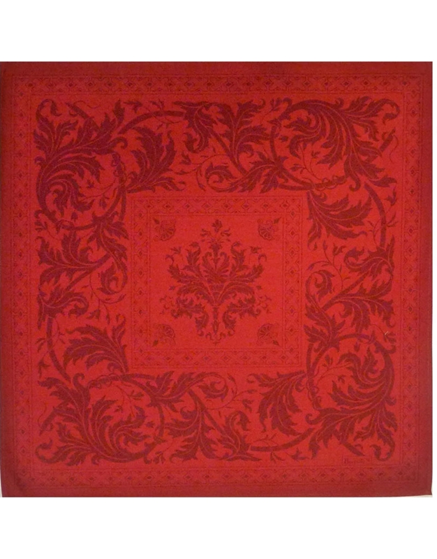 Πετσέτες Φαγητού Bαμβακερές Kόκκινο Σετ 4 Tεμάχια Topkapi (55x55 cm)