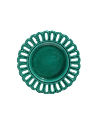 Πιάτο Γλυκού Kεραμικό Πράσινο Terra Antica (20 cm)