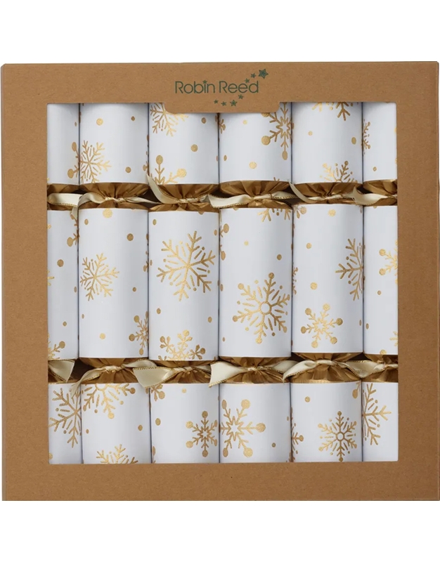 Crackers Snowflakes Robin Reed (6 Τεμάχια)