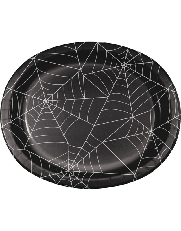 Πιατέλα Xάρτινη Spider Webs Creative Converting (25x30 cm)