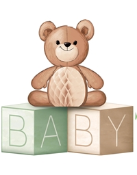 Centerpiece Aρκουδάκι Teddy Bear Baby Creative Converting (28x20 cm)