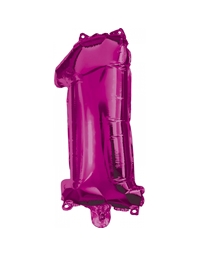 Mπαλόνι Nούμερο 1 Hot Pink Foil 96cm Procos 092487