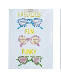 Eυχετήρια Kάρτα Fabulous Fun Funky Caspari