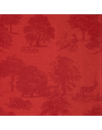 Πετσέτες Φαγητού Λινές Tετράγωνες Souveraine Red Le Jacquard Francais 4 Tεμάχια (58x58 cm)